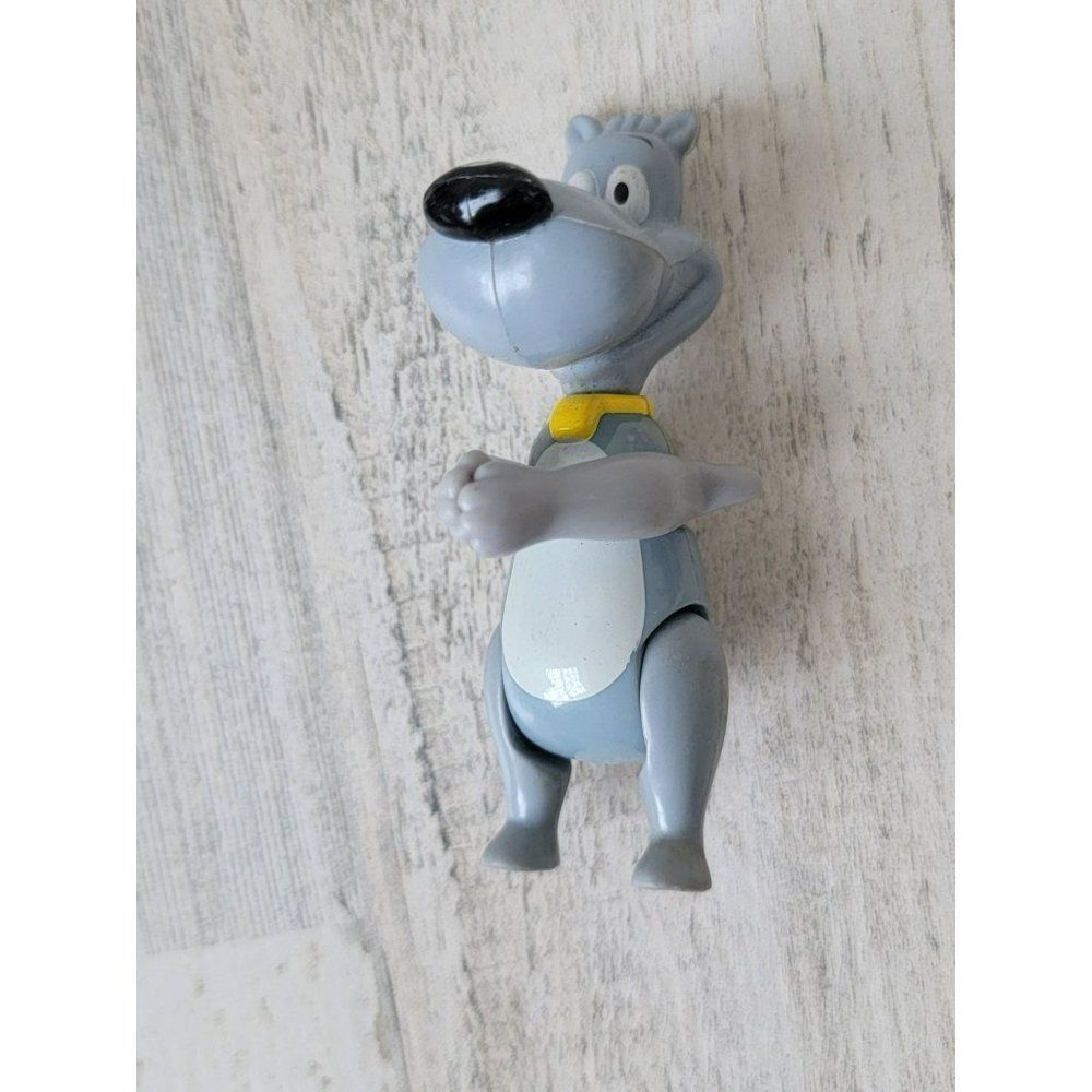 McDonald's gray dog collar pet toy figure